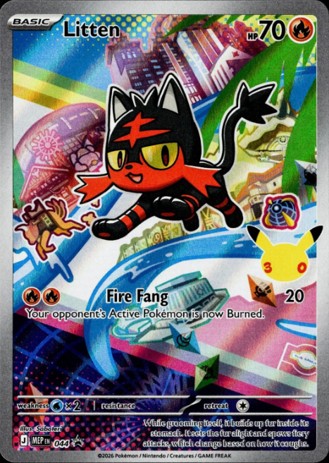 Producto - Litten MEP044 - ME Black Star Promos