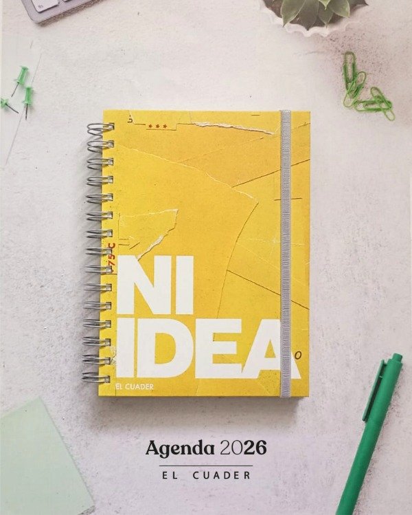 Producto - Agenda 2026 - NI IDEA - AMARILLO