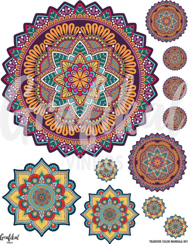 Producto - Transfer Color Mándala 001