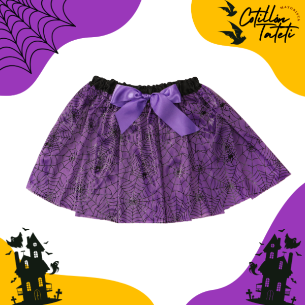 Producto - TUTU SPOOKY VIOLETA (talle único - infantil)