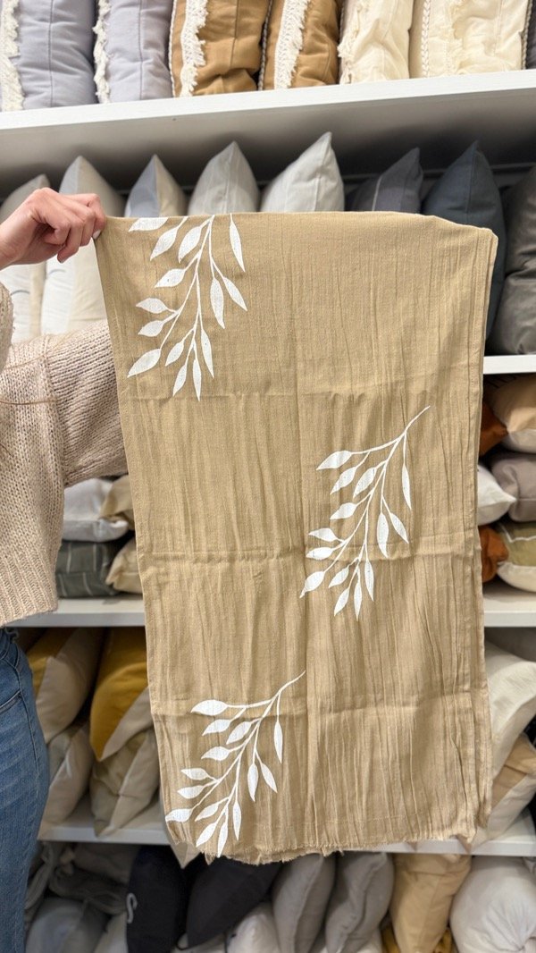 Producto - Estampa Hojas Beige