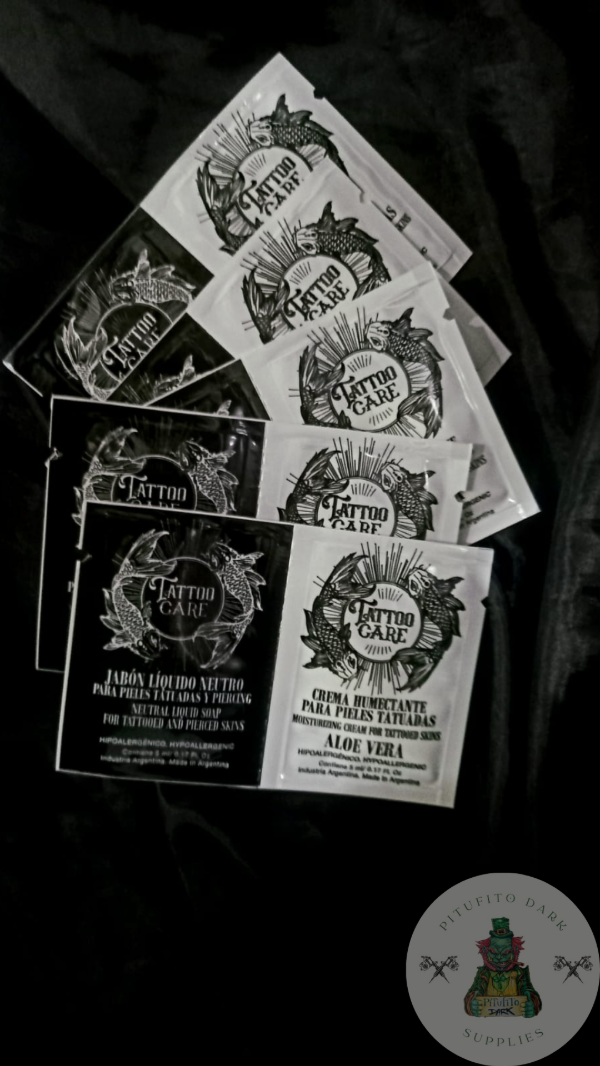 Producto - Tattoo Care sachet crema y jabon neutro 5ml cuidado tatuaje