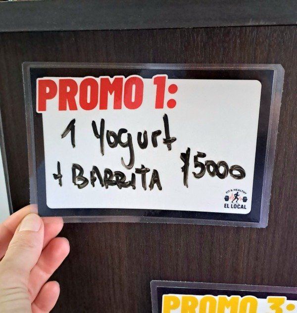 Producto - Cartel plastificado