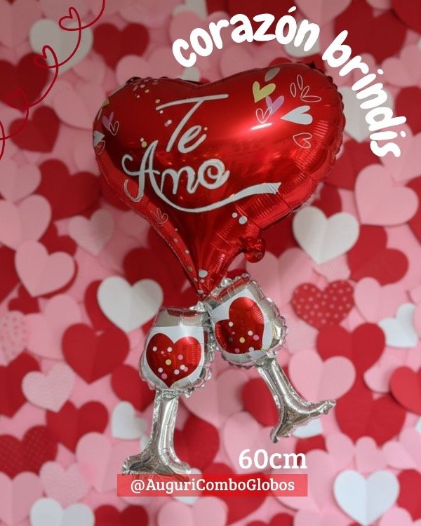 Producto - Corazón + Brindis amor
