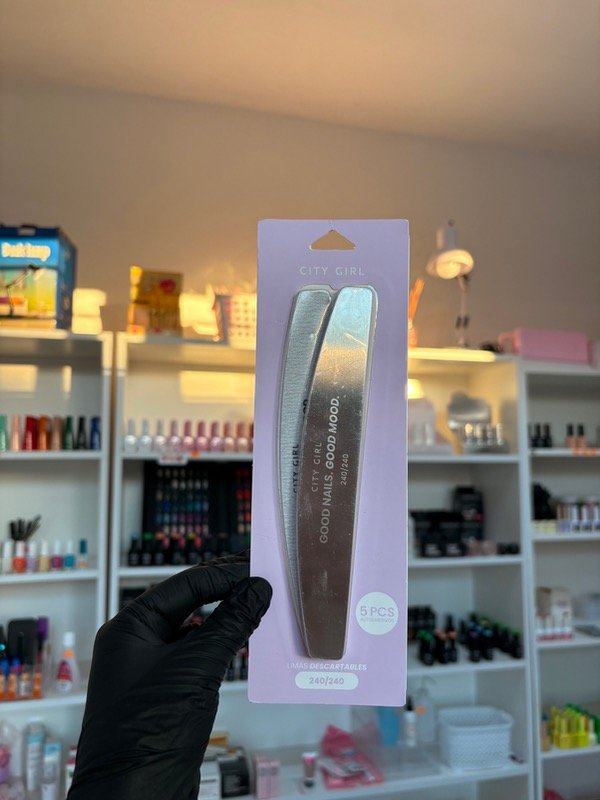 Producto - Lima de metal más repuestos City Girl 240/240