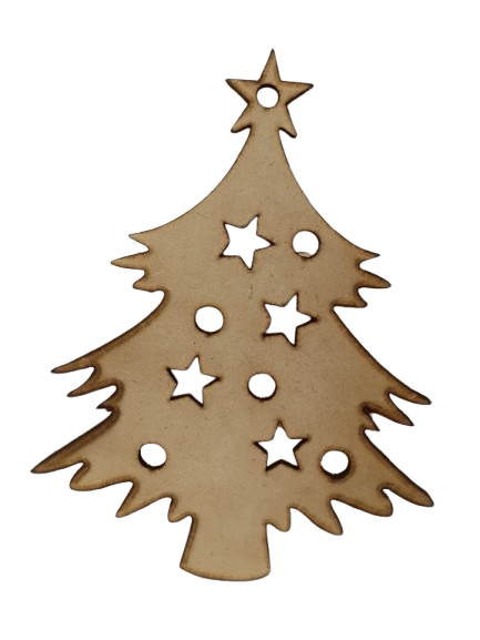 Producto - Pino calado para colgar en mdf grande
