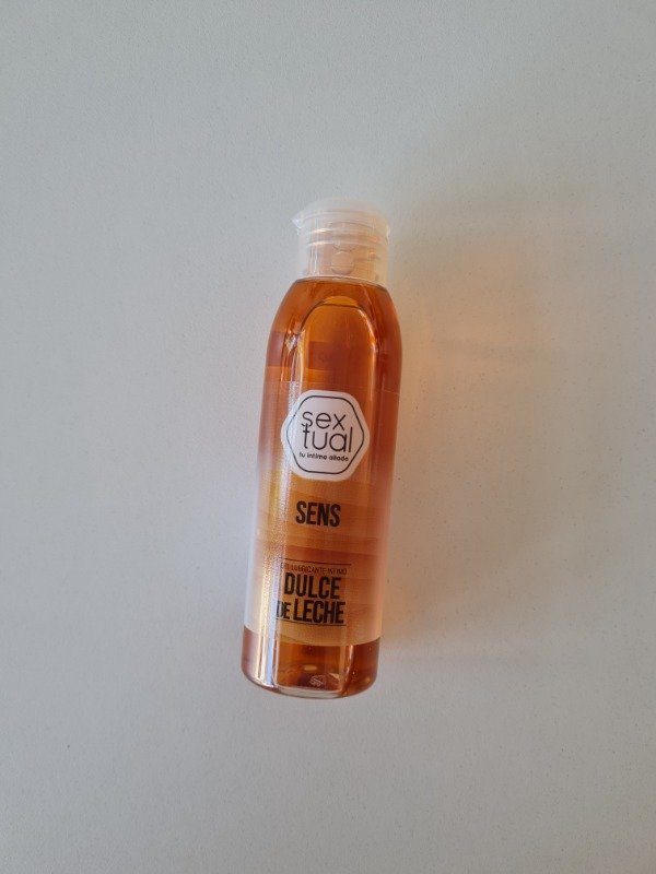 Producto - Lubricante Sextual comestible sabor dulce de leche
