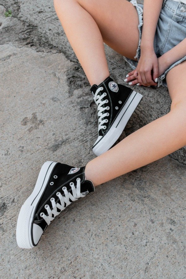 Producto - Converse botita LONA (con plataforma)