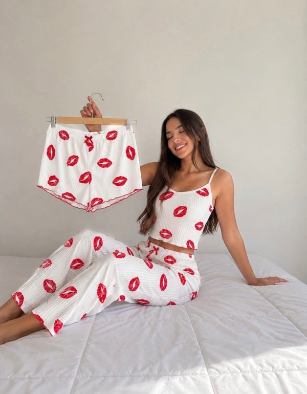Producto - Pijama 3 piezas musc/estampado - 1