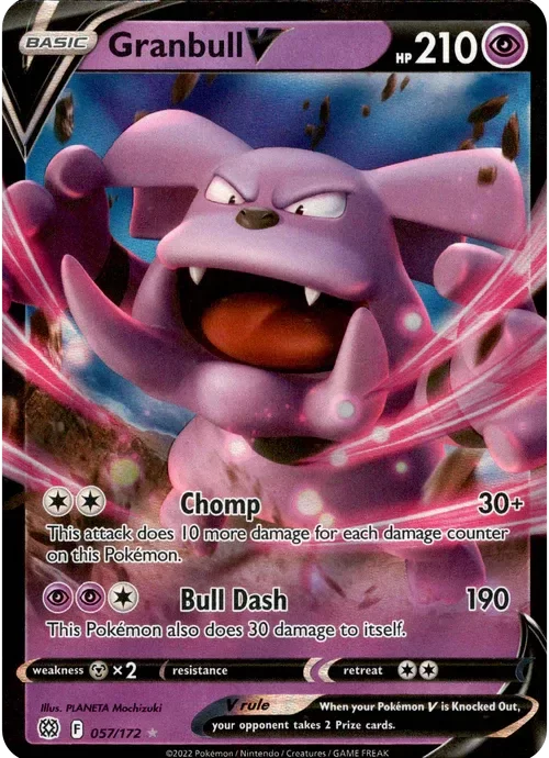 Producto - Granbull V - 057/172 - Brilliant Stars - Holo