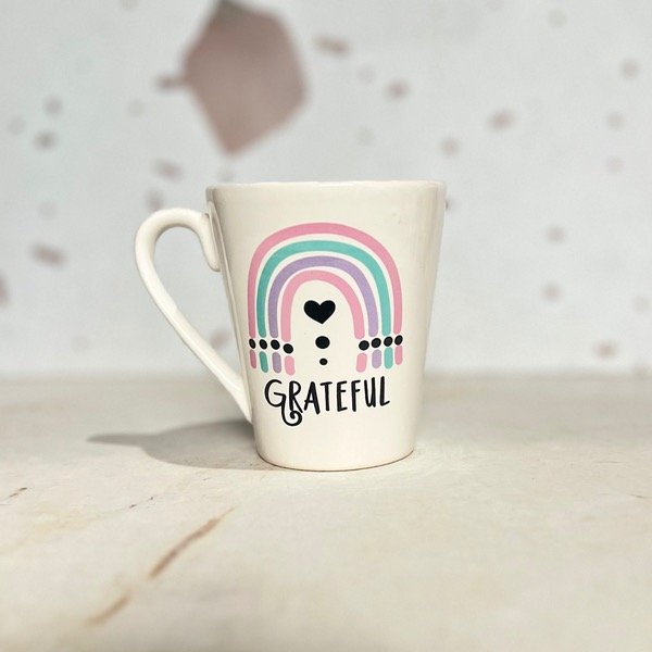 Producto - Cónica Mediana - Arcoíris "Grateful"