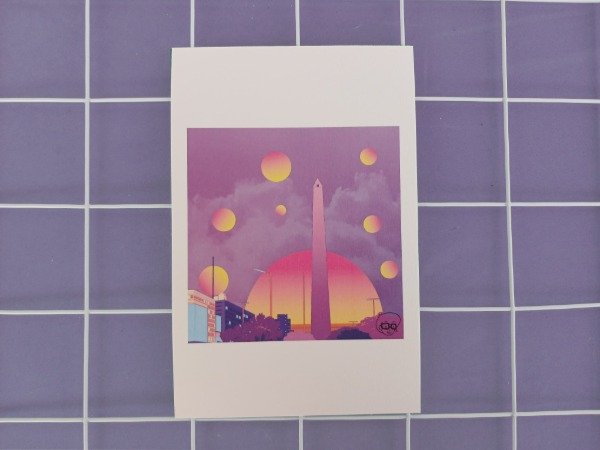 Producto - Lámina City Pop - Obelisco (A5)