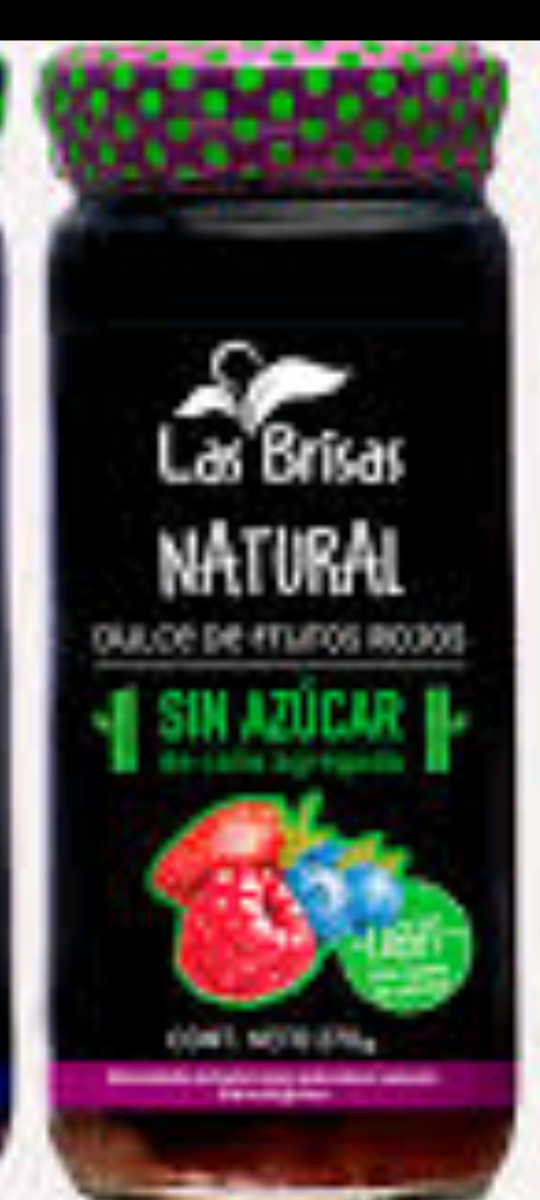 Producto - Las brisas mermelada frutos rojos s/azúcar x240g