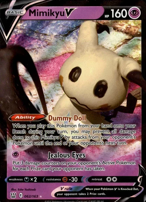 Producto - Mimikyu V - 062/163 - Battle Styles - Holo