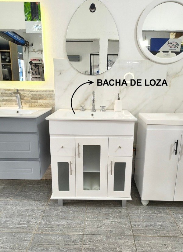 Producto - Vanitory "Tango" de 70cm blanco - 1