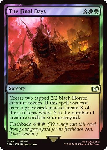 Producto - The Final Days Foil  Final Fantasy