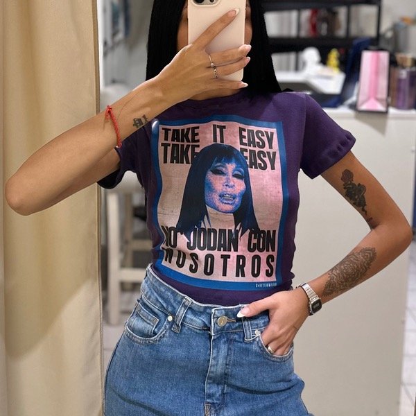 Producto - BABY TEE IDOLOS MORIA