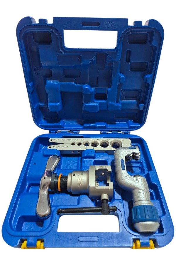 Producto - Kit Pestañadora Value 1/4 -3/4 Con Cortadora Excetrica Value