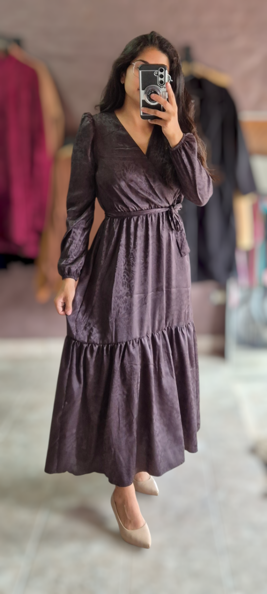 Producto - Maxivestido textura (Talle M a XL)