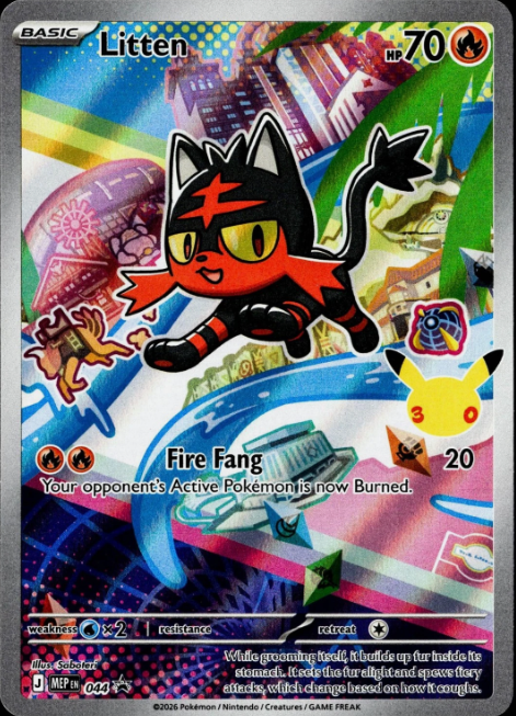 Producto - Litten MEP044 ME Black Star Promos - HOLO
