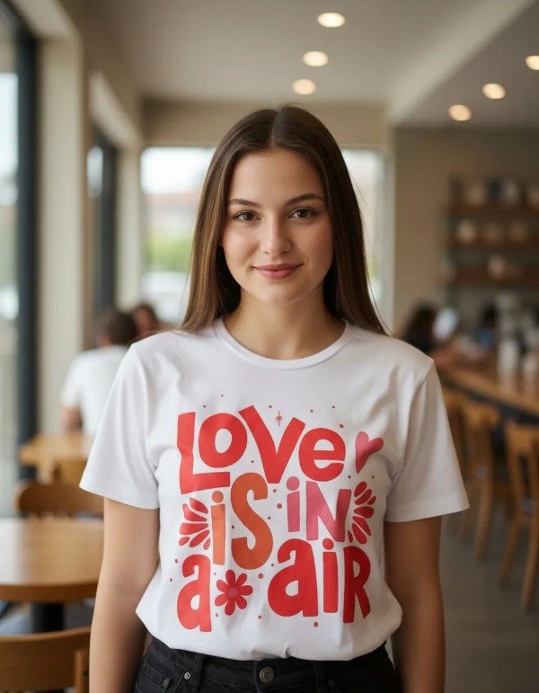 Producto - Remera Básica Mujer Estampada Sublimada Love - Lolita