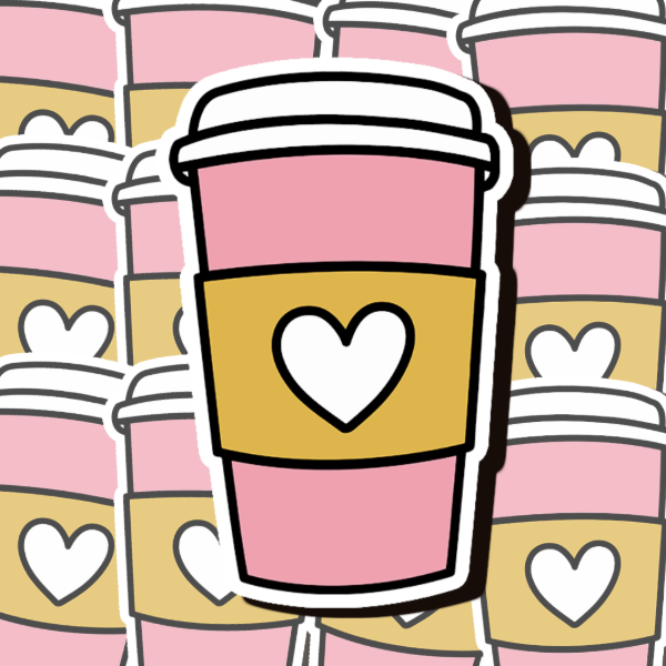 Producto - Sticker - Vasito Café