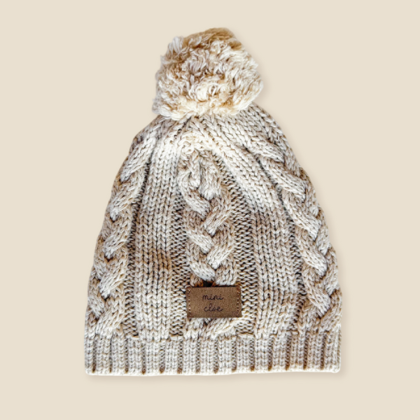 Producto - Gorrito Pompon arena