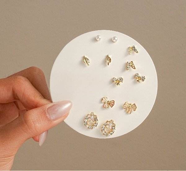 Producto - Set x 6 pares Romántico Gold