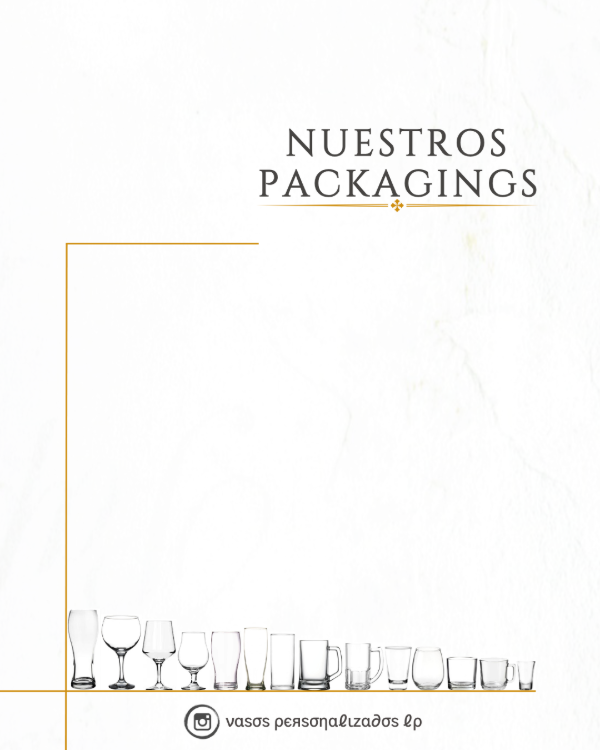 Producto - Packaging para copas y vasos