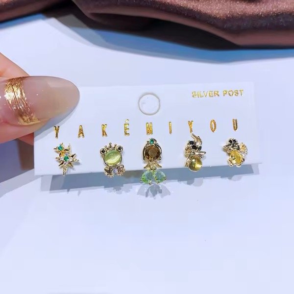 Producto - Set de aros de La princesa y el sapo