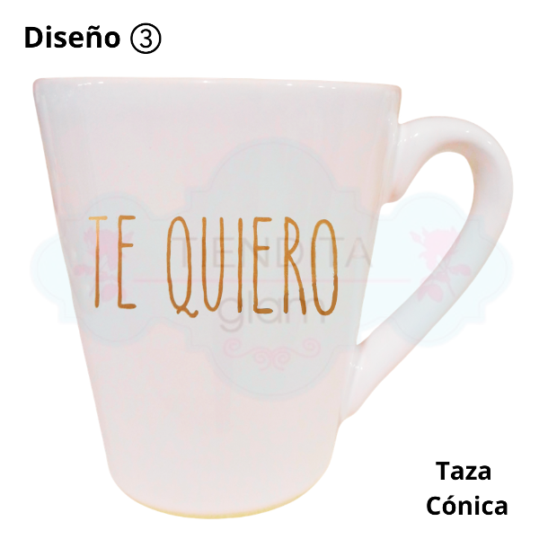 Producto - TAZA DECO BLANCA Y DORADA DÍA DE LA MADRE - 8