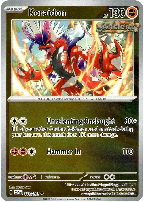 Producto - Koraidon - 116/191 - Surging Sparks - Reverse Holo