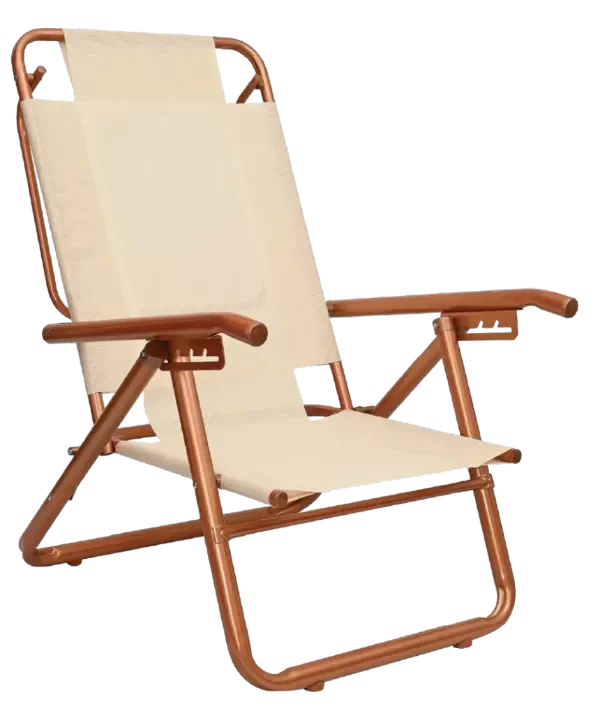 Producto - Reposera intermedia de aluminio cobre 80053