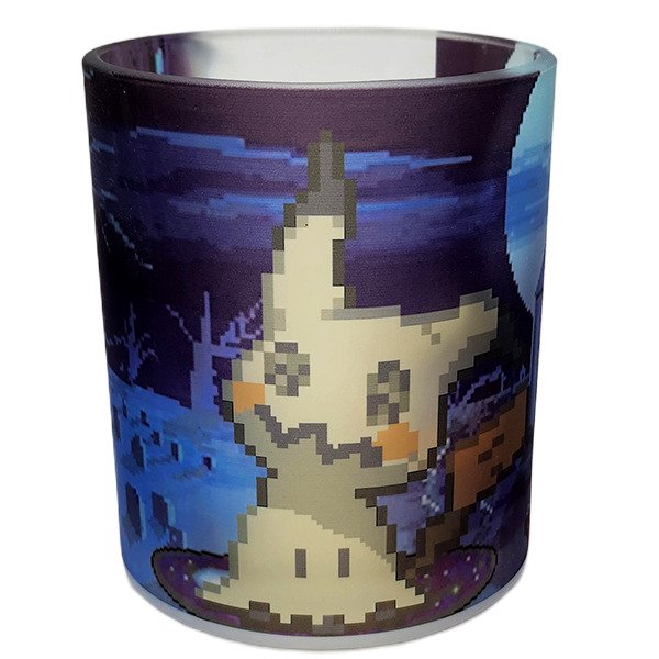 Producto - Vaso Taza De Vidrio Esmerilado Pokemon MimiKyu PIXELGAMING