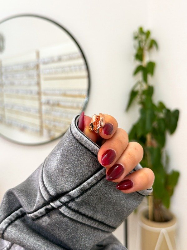 Producto - Argollitas baño rosé enrrolladas medianas