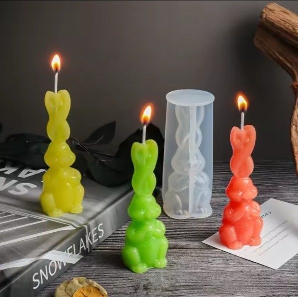 Producto - Molde silicona conejito orejas trenzadas - 6