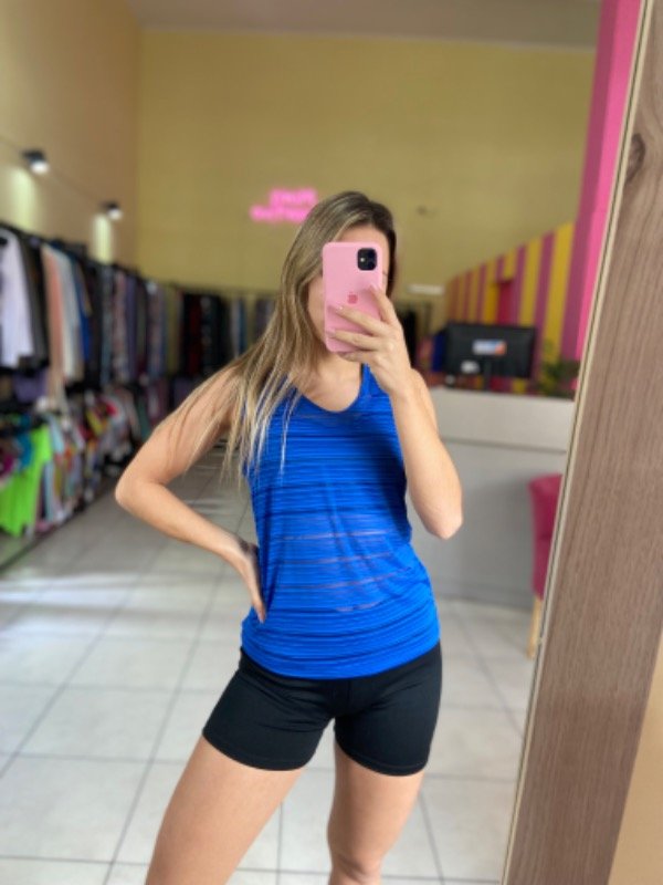 Producto - Musculosas transparencia azul talle 5
