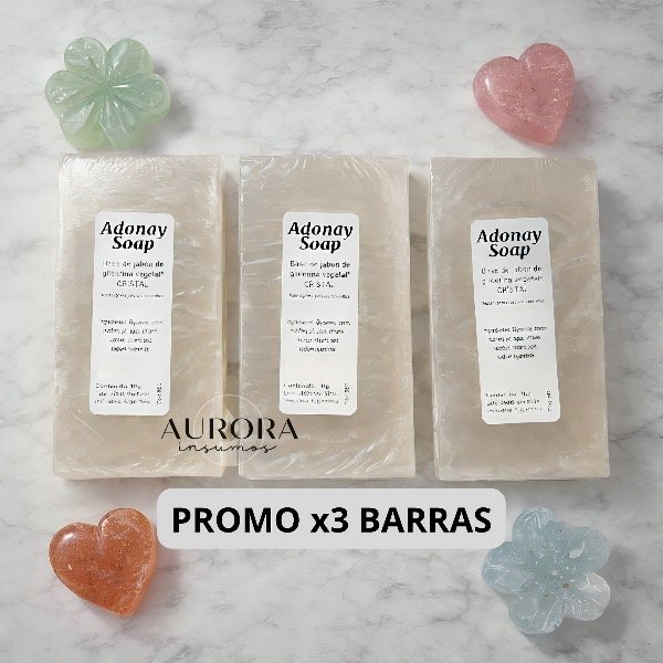 Producto - PROMO 3 BARRAS CRISTAL VEGETAL