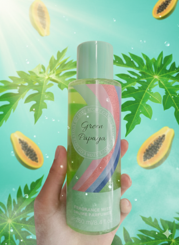Producto - Perfume Glitter story love green papaya