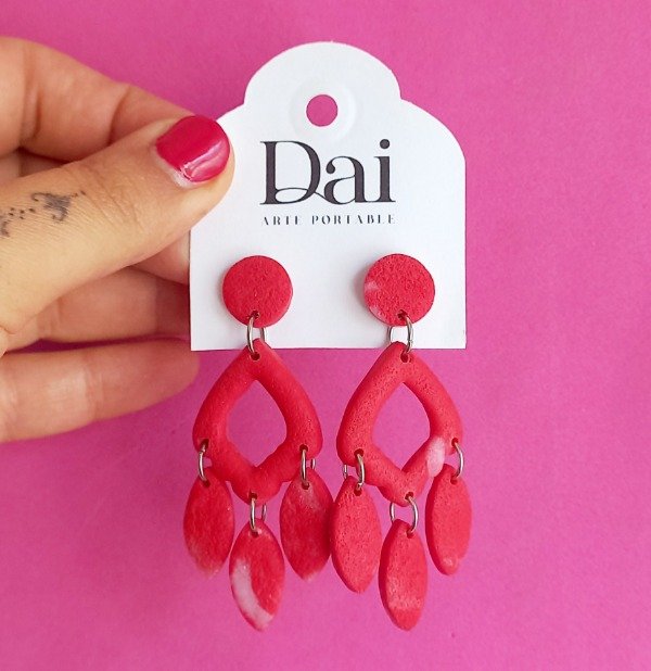 Producto - Aros Malaka Rojos