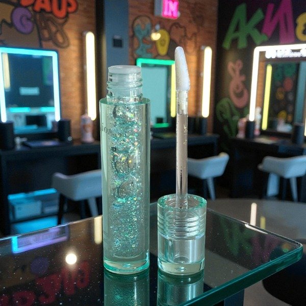 Producto - Brillo Labial Glitte Miss Betty - Tubo Verde