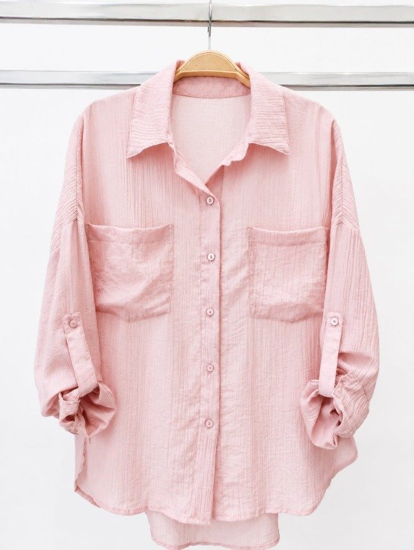 Producto - Camisa Over Arrugado "Lyocel" (Art. 6167) - 2