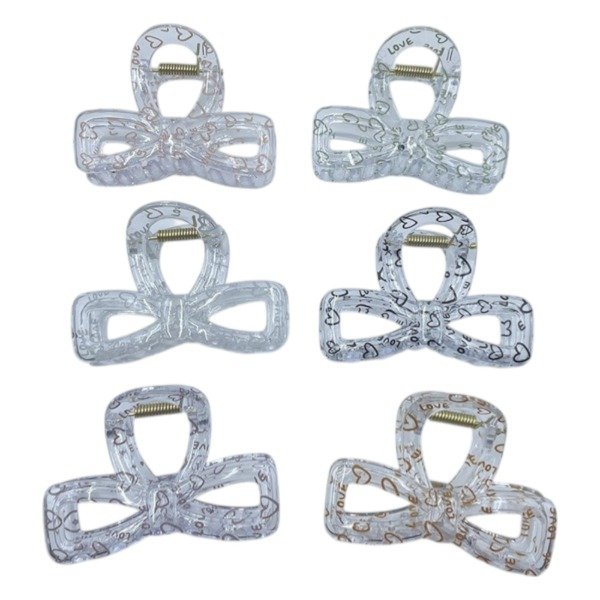 Producto - BROCHE X 12 PCS TRANSPARENTE MEDIANO 8 CM 1878-2
