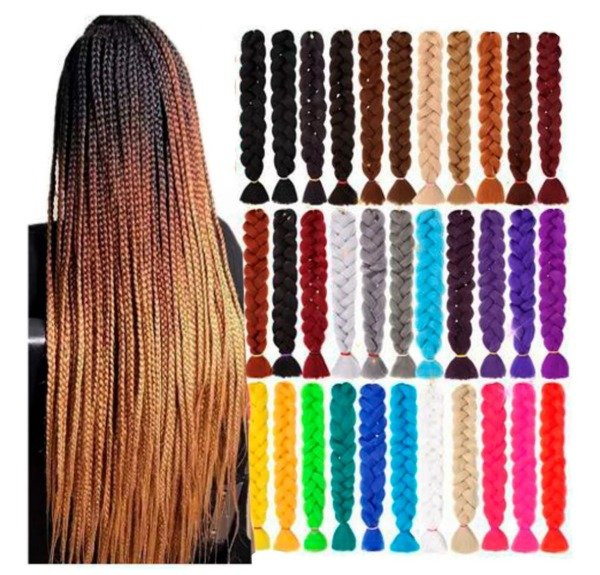 Producto - CL106108 EXTENSION KANEKALON COLORES SURTIDOS X12