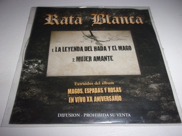 Producto - CD SINGLE DIFUSION RATA BLANCA LA LEYENDA / MUJER AMANTE EN VIVO XX 36A