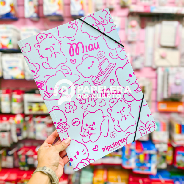 Producto - CARPETA 3 SOLAPAS OFICIO MIAU