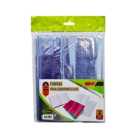 Producto - FUNDA PARA CUADERNO 19X24 ABC 25.2X41.4CM X10 UNIDADES LAMA