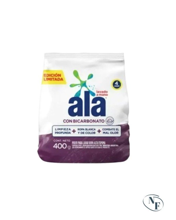 Producto - JABON EN POLVO ALA LAVADO A MANO X400