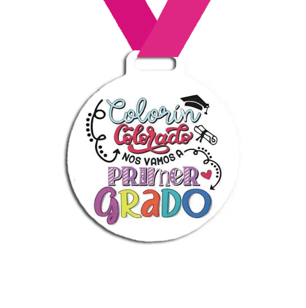 Producto - Medalla Plastica Personalizada Egresaditos /Egresados #10