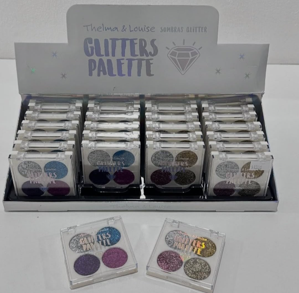 Producto - PALETA DE GLITERS X4 COLORES THELMA Y LOUISE